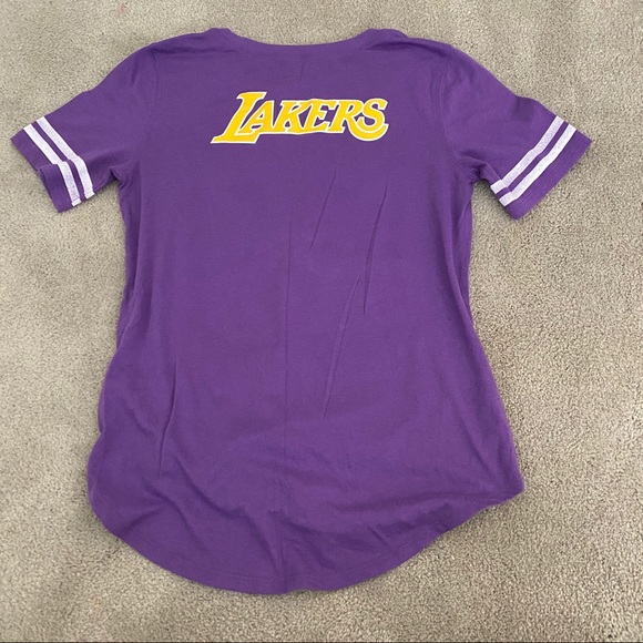 Youth Girls Lakers Tee Top - Picture 6 of 7